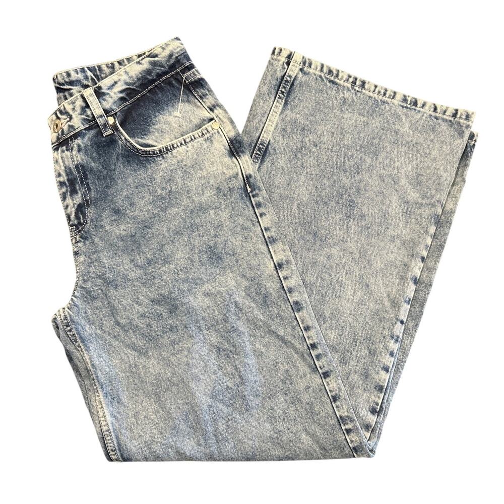 NWOT Ragged Jeans Wide Leg Acid Wash, Women's Size 26